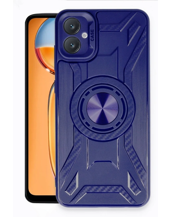 Newface Samsung Galaxy A05 Kılıf Lincoln Silikon - Lacivert