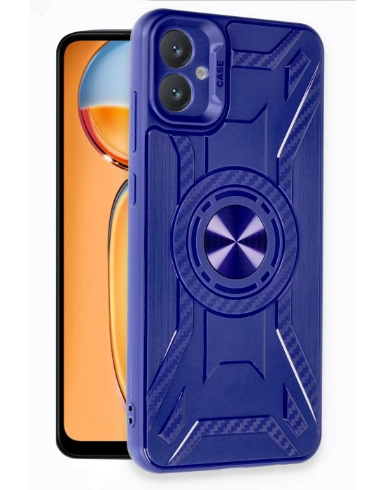 Newface Samsung Galaxy A05 Kılıf Lincoln Silikon - Lacivert