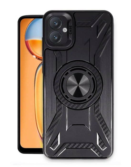 Newface Samsung Galaxy A05 Kılıf Lincoln Silikon - Siyah