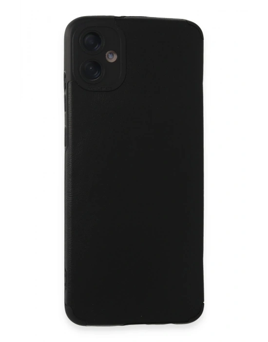 Newface Samsung Galaxy A05 Kılıf Loop Deri Silikon - Siyah