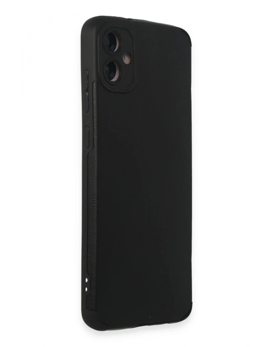 Newface Samsung Galaxy A05 Kılıf Loop Deri Silikon - Siyah