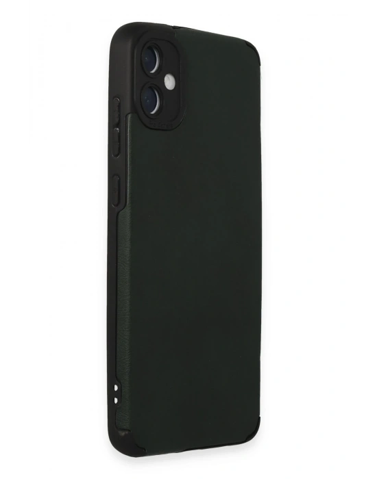 Newface Samsung Galaxy A05 Kılıf Loop Deri Silikon - Yeşil