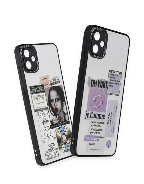 Newface Samsung Galaxy A05 Kılıf Mirror Desenli Kapak - Mirror - 10