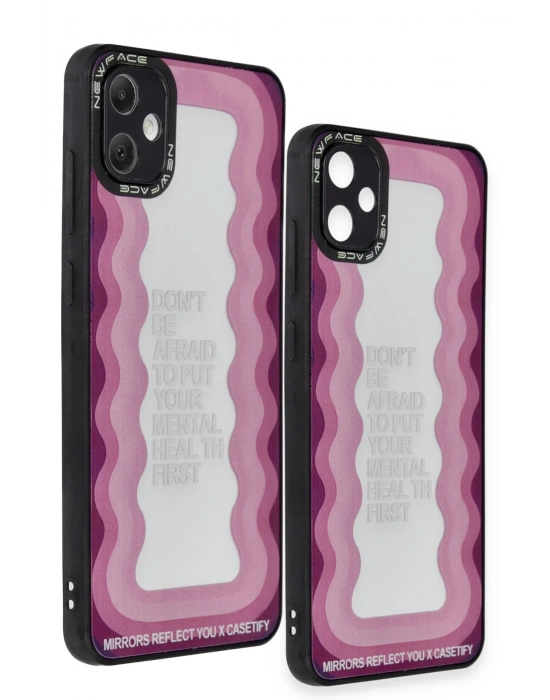 Newface Samsung Galaxy A05 Kılıf Mirror Desenli Kapak - Mirror - 11