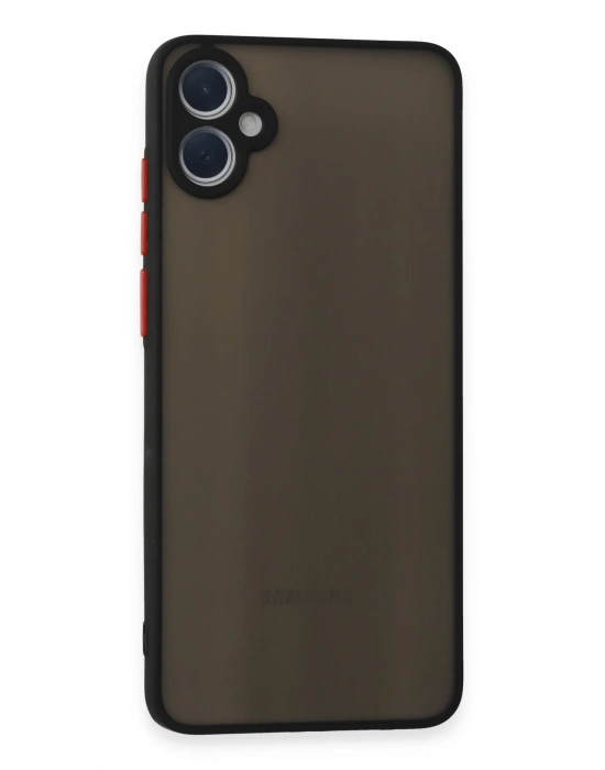 Newface Samsung Galaxy A05 Kılıf Montreal Silikon Kapak - Siyah