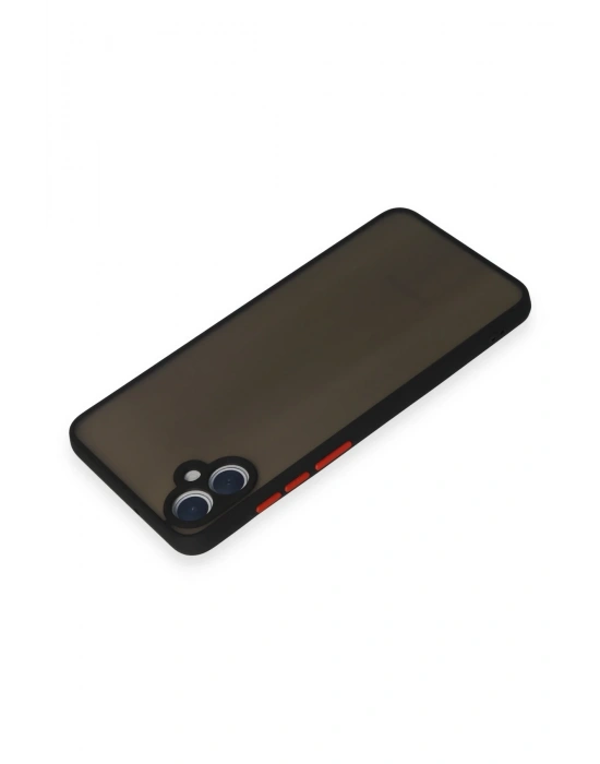 Newface Samsung Galaxy A05 Kılıf Montreal Silikon Kapak - Siyah