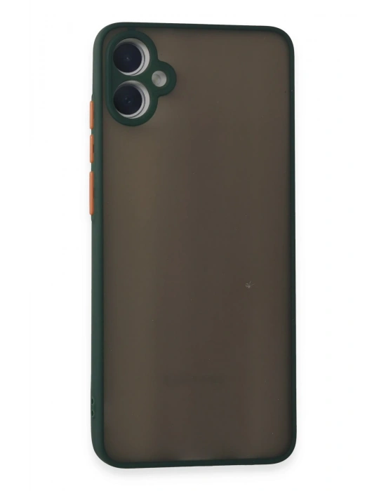 Newface Samsung Galaxy A05 Kılıf Montreal Silikon Kapak - Yeşil