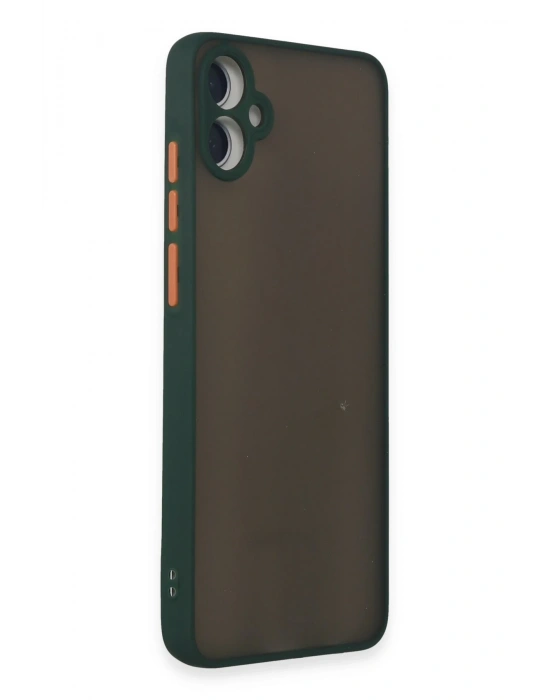 Newface Samsung Galaxy A05 Kılıf Montreal Silikon Kapak - Yeşil