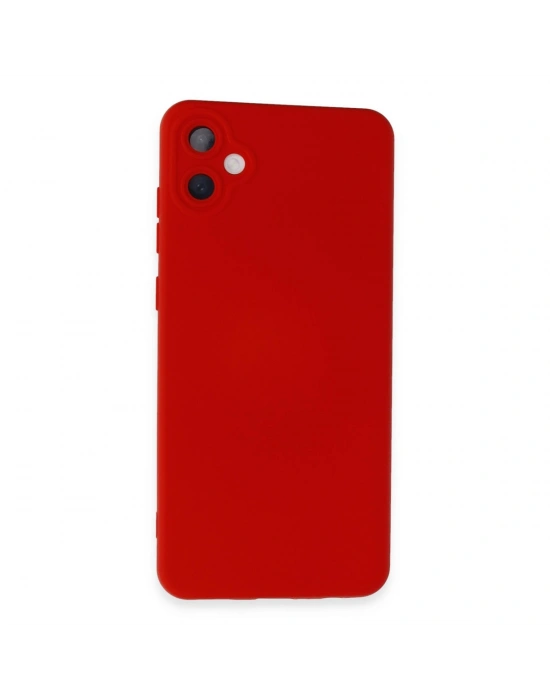Newface Samsung Galaxy A05 Kılıf Nano içi Kadife Silikon - Kırmızı