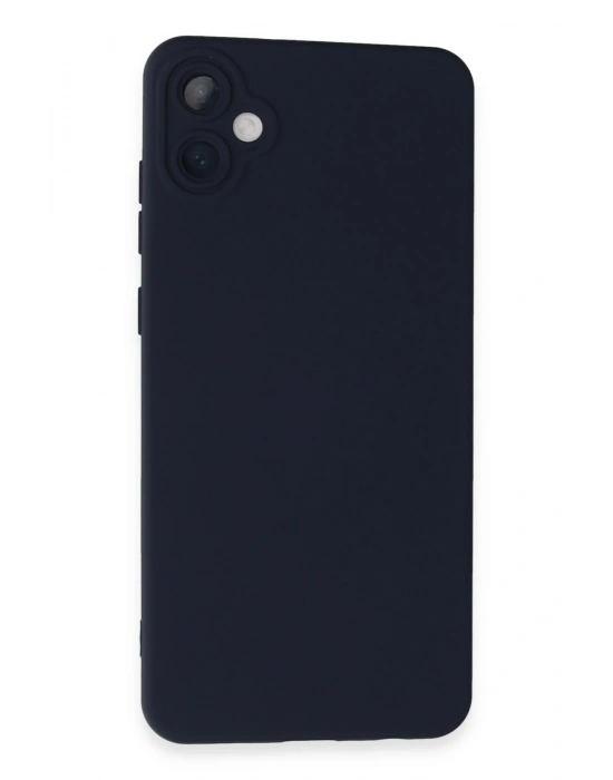 Newface Samsung Galaxy A05 Kılıf Nano içi Kadife Silikon - Lacivert