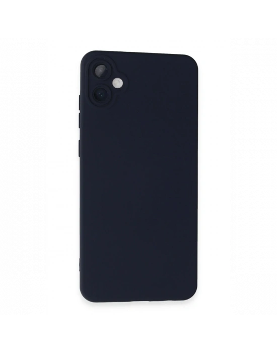 Newface Samsung Galaxy A05 Kılıf Nano içi Kadife Silikon - Lacivert