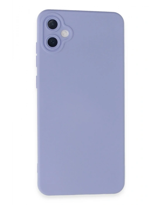 Newface Samsung Galaxy A05 Kılıf Nano içi Kadife Silikon - Lila