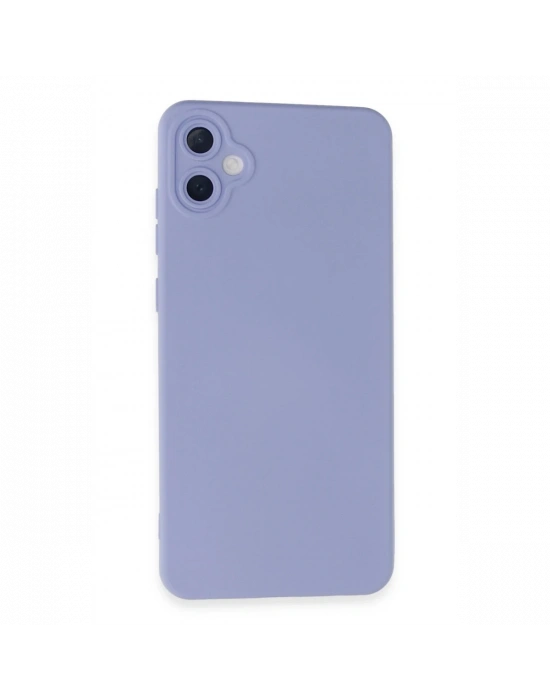 Newface Samsung Galaxy A05 Kılıf Nano içi Kadife Silikon - Lila