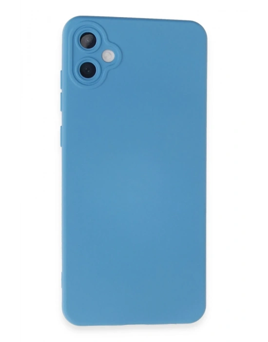 Newface Samsung Galaxy A05 Kılıf Nano içi Kadife Silikon - Mavi