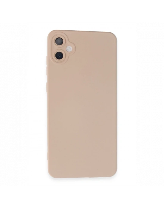 Newface Samsung Galaxy A05 Kılıf Nano içi Kadife Silikon - Pudra