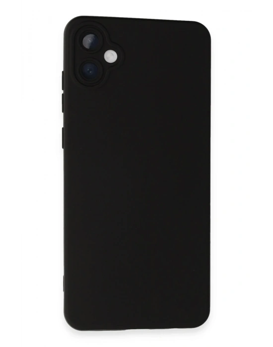 Newface Samsung Galaxy A05 Kılıf Nano içi Kadife Silikon - Siyah