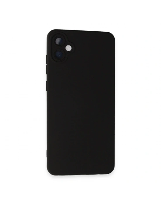 Newface Samsung Galaxy A05 Kılıf Nano içi Kadife Silikon - Siyah