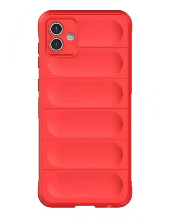 Newface Samsung Galaxy A05 Kılıf Optimum Silikon - Kırmızı