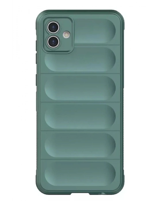 Newface Samsung Galaxy A05 Kılıf Optimum Silikon - Koyu Yeşil