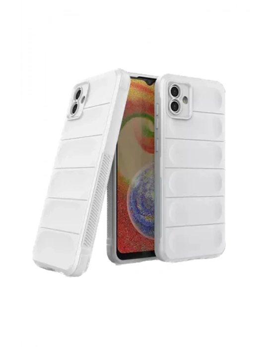 Newface Samsung Galaxy A05 Kılıf Optimum Silikon - Krem