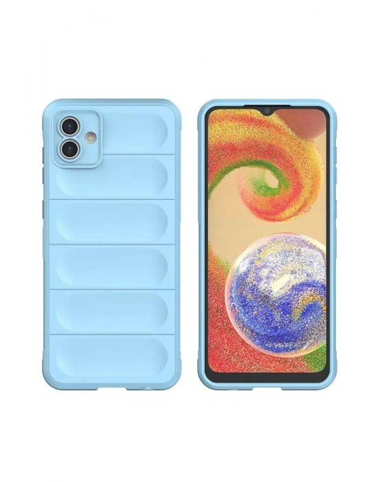 Newface Samsung Galaxy A05 Kılıf Optimum Silikon - Sky Blue