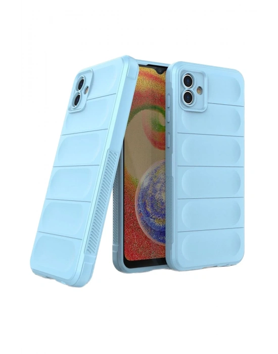 Newface Samsung Galaxy A05 Kılıf Optimum Silikon - Sky Blue