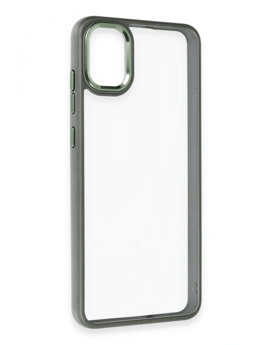 Newface Samsung Galaxy A05 Kılıf Power Silikon - Koyu Yeşil