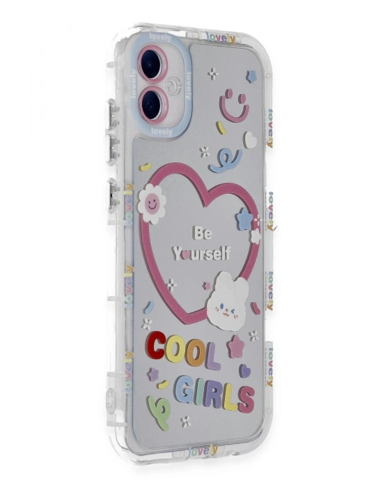 Newface Samsung Galaxy A05 Kılıf Reflexion Desenli Kapak - Desen 1