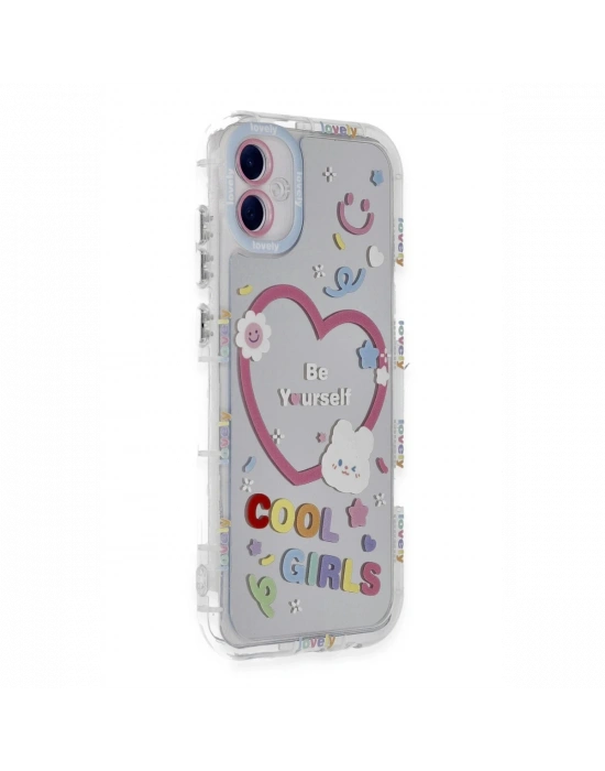 Newface Samsung Galaxy A05 Kılıf Reflexion Desenli Kapak - Desen 1