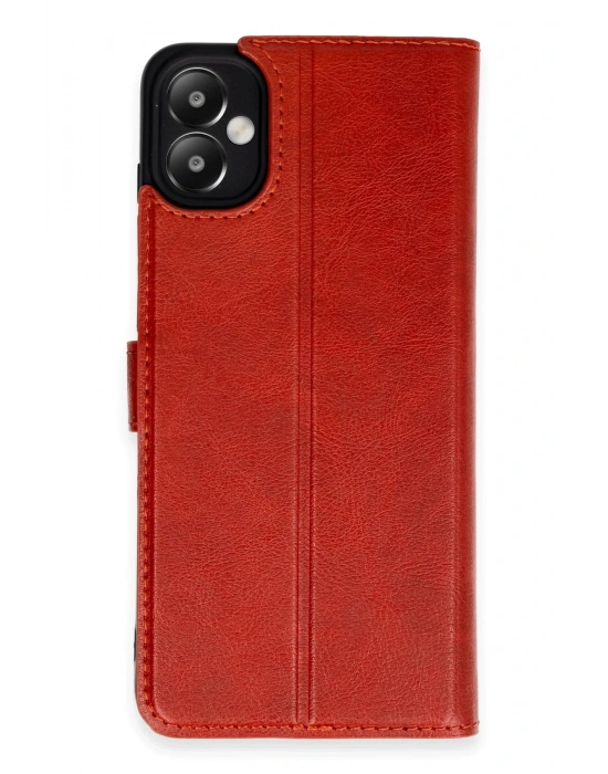 Newface Samsung Galaxy A05 Kılıf Trend S Plus Kapaklı Kılıf - Kırmızı