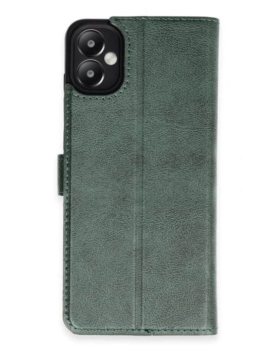 Newface Samsung Galaxy A05 Kılıf Trend S Plus Kapaklı Kılıf - Yeşil