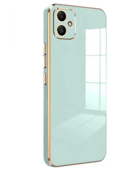 Newface Samsung Galaxy A05 Kılıf Volet Silikon - Açık Yeşil