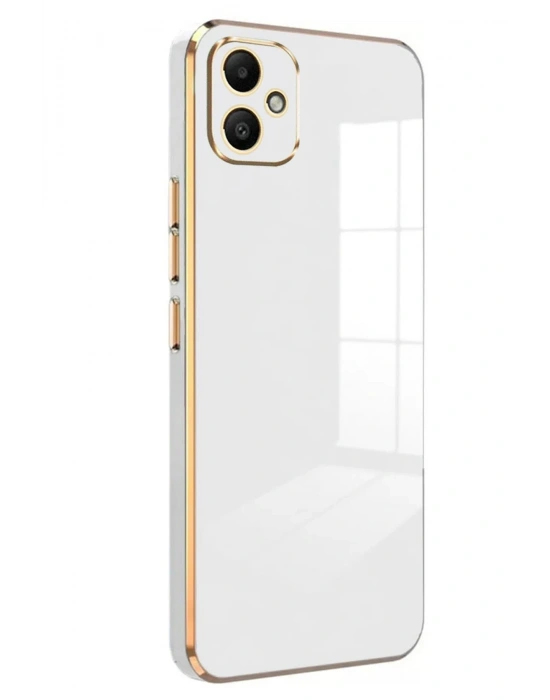 Newface Samsung Galaxy A05 Kılıf Volet Silikon - Beyaz