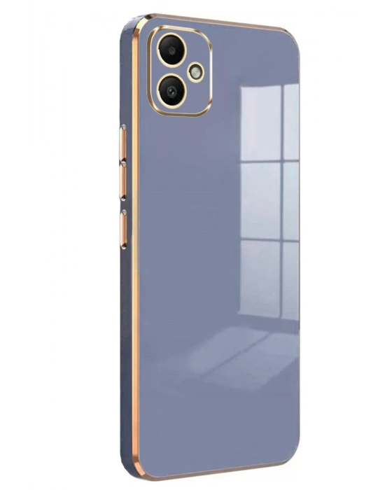 Newface Samsung Galaxy A05 Kılıf Volet Silikon - Mavi