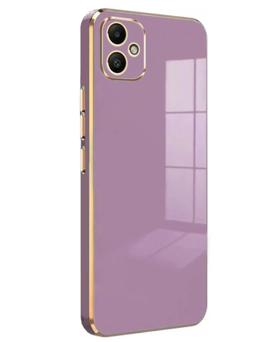 Newface Samsung Galaxy A05 Kılıf Volet Silikon - Mor