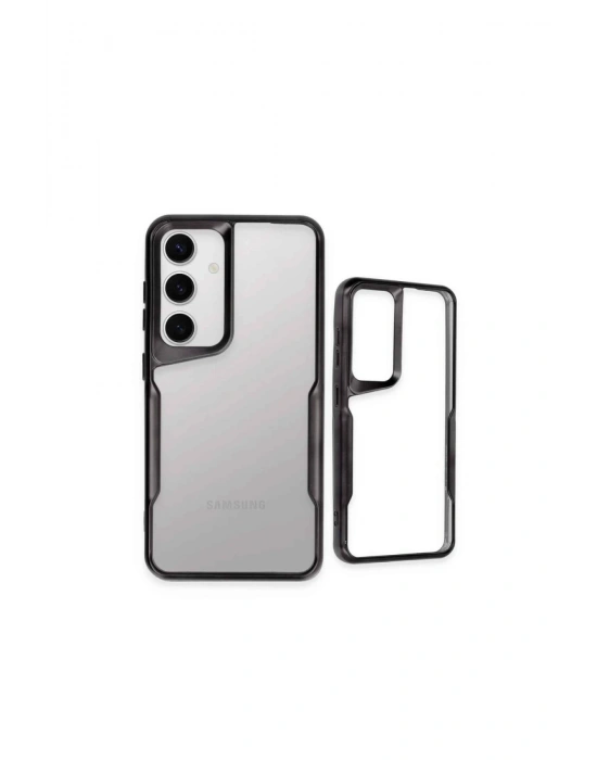 Newface Samsung Galaxy A05S Kılıf Boyi Silikon Kapak - Titan Gri