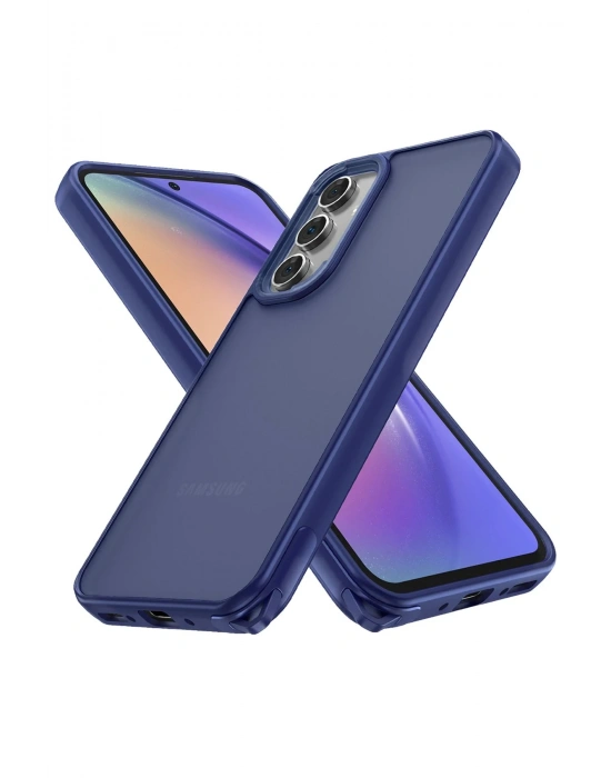 Newface Samsung Galaxy A05S Kılıf Elegant Kapak - Lacivert