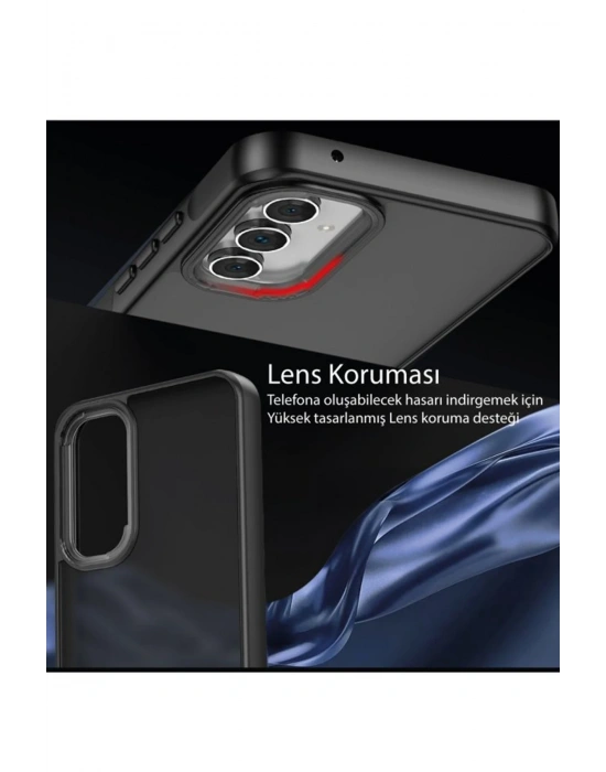 Newface Samsung Galaxy A05S Kılıf Elegant Kapak - Pudra