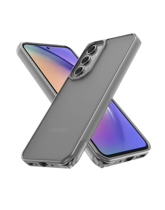 Newface Samsung Galaxy A05S Kılıf Elegant Kapak - Titan Gri