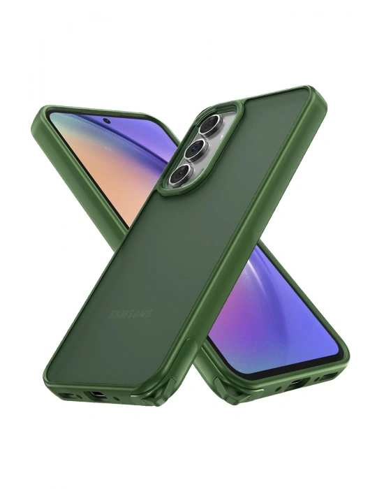 Newface Samsung Galaxy A05S Kılıf Elegant Kapak - Yeşil