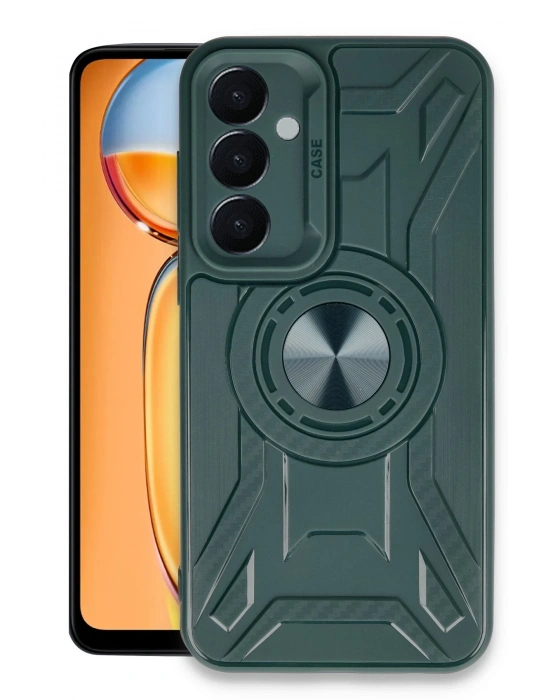 Newface Samsung Galaxy A05S Kılıf Lincoln Silikon - Koyu Yeşil