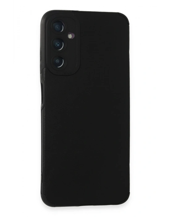Newface Samsung Galaxy A05S Kılıf Loop Deri Silikon - Siyah