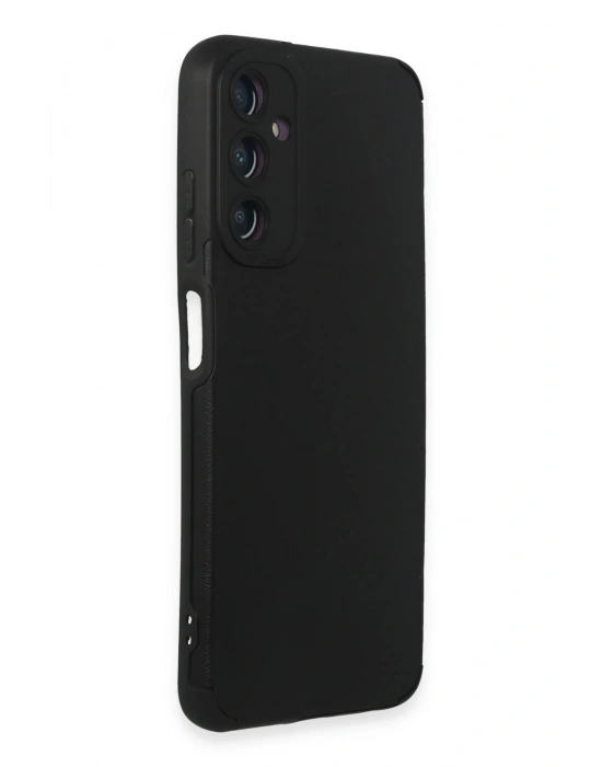 Newface Samsung Galaxy A05S Kılıf Loop Deri Silikon - Siyah