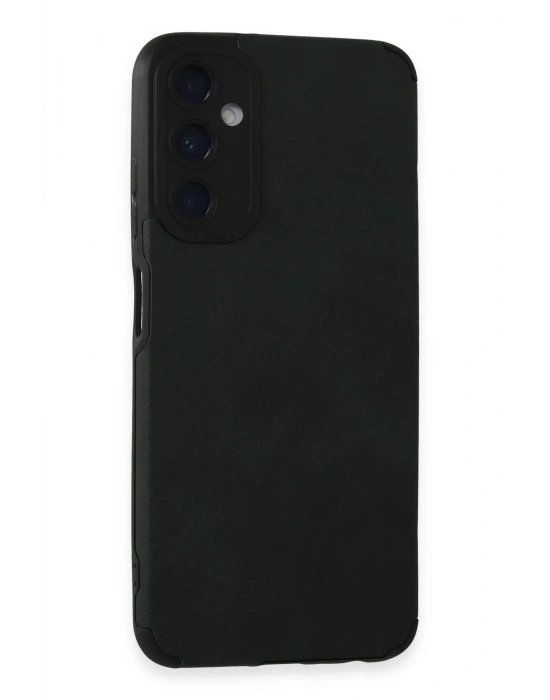 Newface Samsung Galaxy A05S Kılıf Loop Deri Silikon - Yeşil