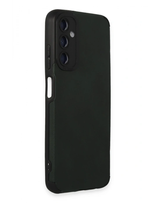 Newface Samsung Galaxy A05S Kılıf Loop Deri Silikon - Yeşil