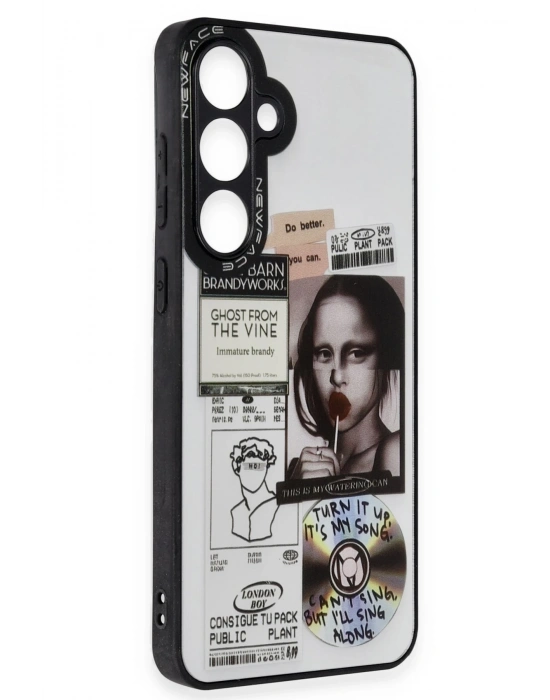 Newface Samsung Galaxy A05S Kılıf Mirror Desenli Kapak - Mirror - 2