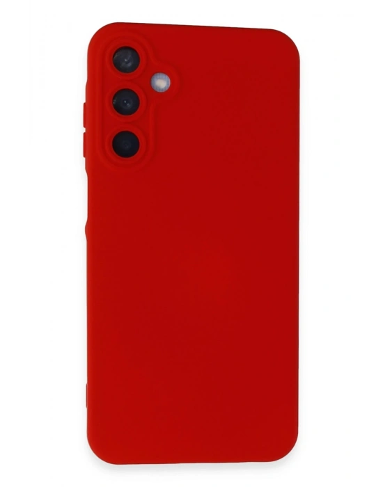 Newface Samsung Galaxy A05S Kılıf Nano içi Kadife Silikon - Kırmızı