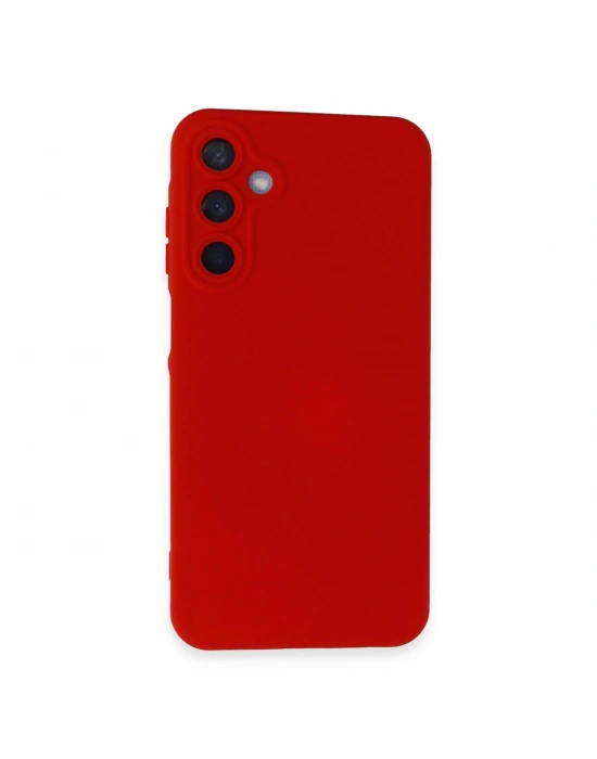 Newface Samsung Galaxy A05S Kılıf Nano içi Kadife Silikon - Kırmızı