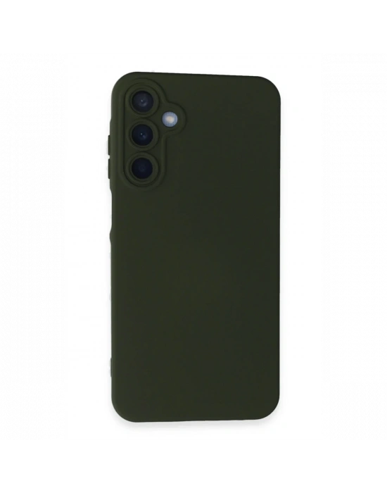 Newface Samsung Galaxy A05S Kılıf Nano içi Kadife Silikon - Koyu Yeşil