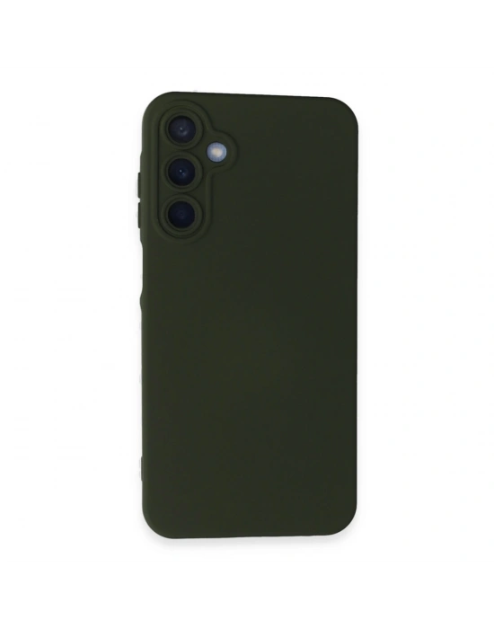 Newface Samsung Galaxy A05S Kılıf Nano içi Kadife Silikon - Koyu Yeşil